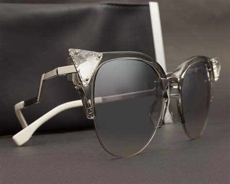 occhiali fendi ff 0041 s|Fendi FF 0041/S 27C/FU Sunglasses in Grey .